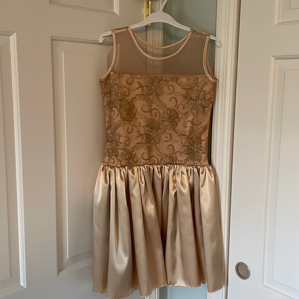 Dolls and Divas Gold Dress